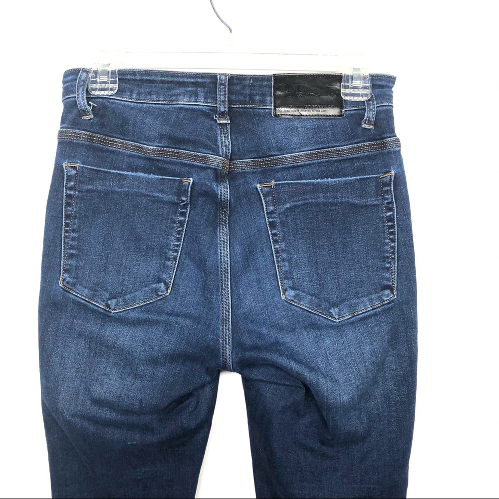 One Teaspoon High Rise Distressed Skinny Jeans - Picture 9 of 10